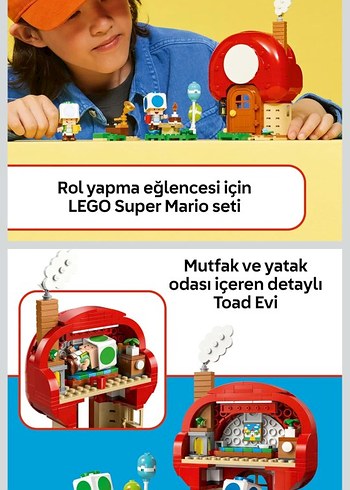 Lego 72041 Super Mario Toad Evinde Parti - Görsel 6