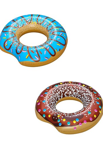 Bestway Donut Desenli Renkli Yüzme Simidi - Görsel 10