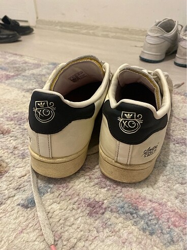 38,5 Beden beyaz Renk Adidas superstar