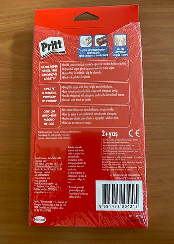 Pritt 12 Renk Mum Boya Seti