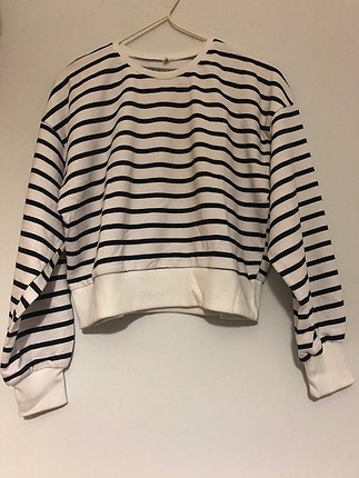 Çizgili Sweatshirt 