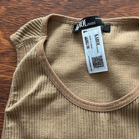 l Beden camel Renk Bej Crop