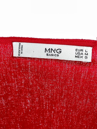l Beden kırmızı Renk Mango Bluz %70 İndirimli.