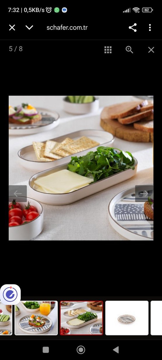 Schafer Sunny 4 Kişilik 10 Parça Kahvaltı Takımı Gri - Görsel 5