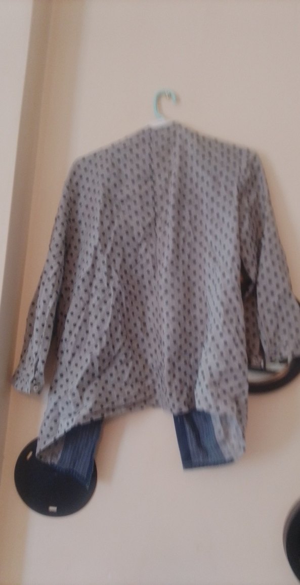 Gri Örgü gömlek - Görsel 2