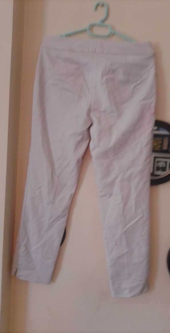 Bej Kadın Midi Kumaş Pantolon - Görsel 2