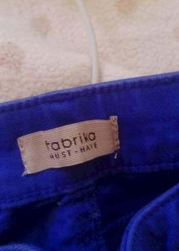 Mavi Kemerli Kadın Denim Pantolon - Görsel 5