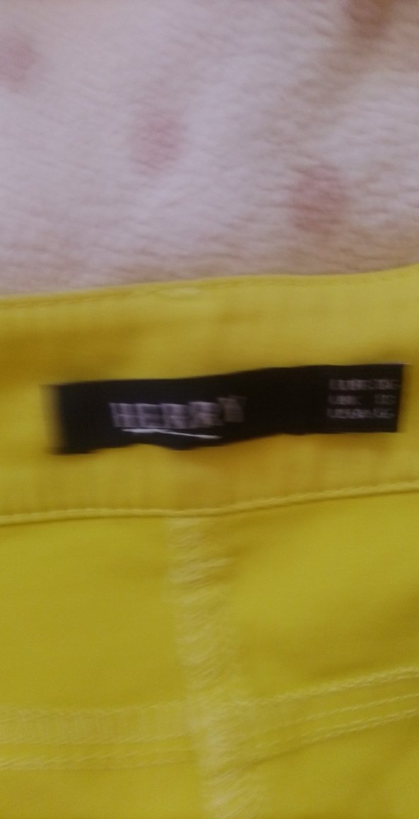 Kadın Sarı Beli Kemerli Dar Kesim Pantolon - Görsel 4