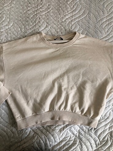 Oversize crop sweat