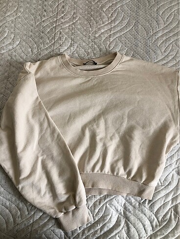 Diğer Oversize crop sweat