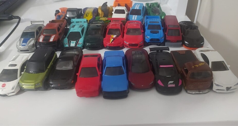 Hot wheels 25 li araba seti