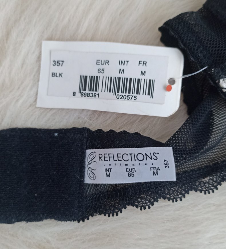 Krem rengi saten jartiyer - Görsel 3