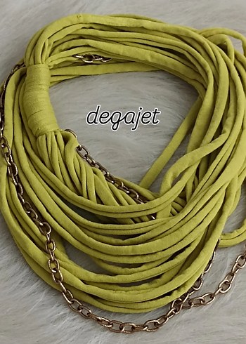 Tasarım Sedef Pullu Kolye - Görsel 5