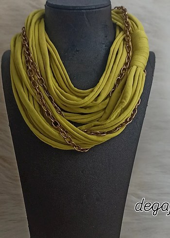 Tasarım Sedef Pullu Kolye - Görsel 6