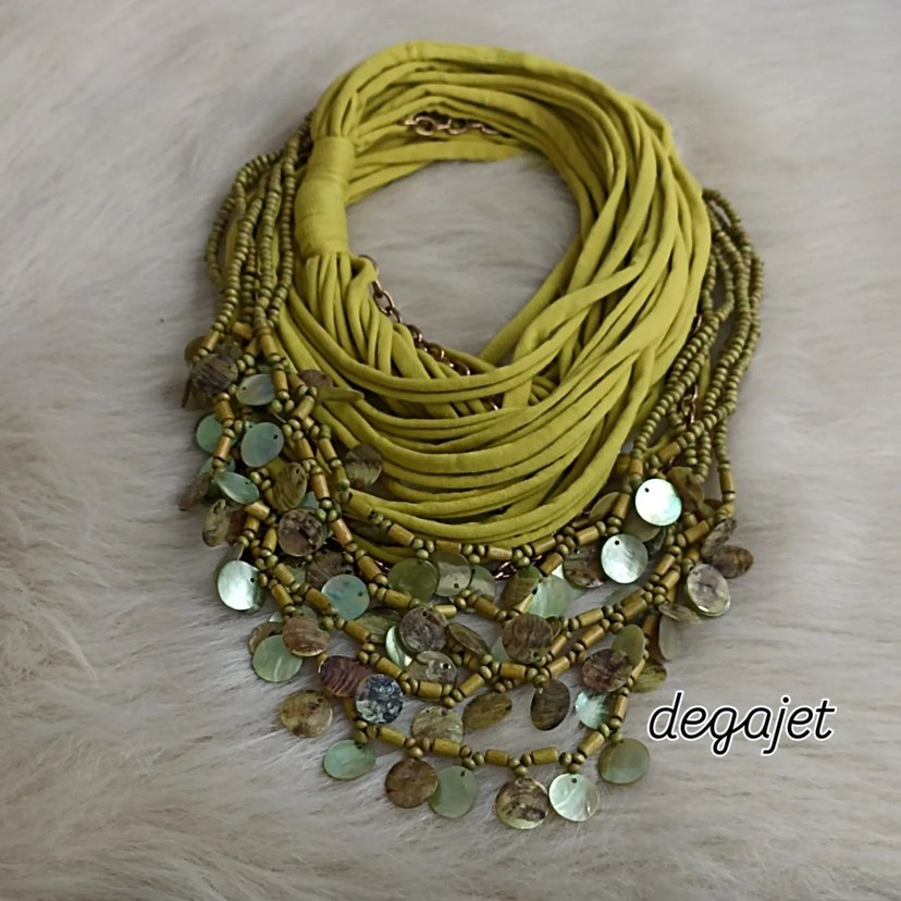 Tasarım Sedef Pullu Kolye - Görsel 2