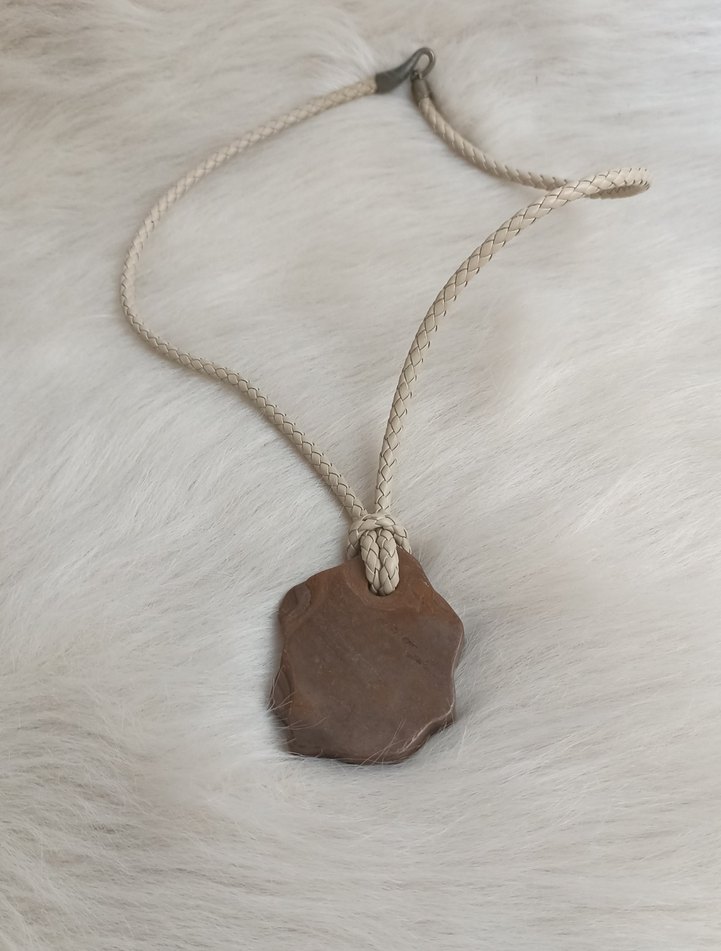 Doğal taş uzun kolye - Görsel 2