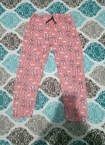 Pembe Panda Desenli Pijama/Gecelik