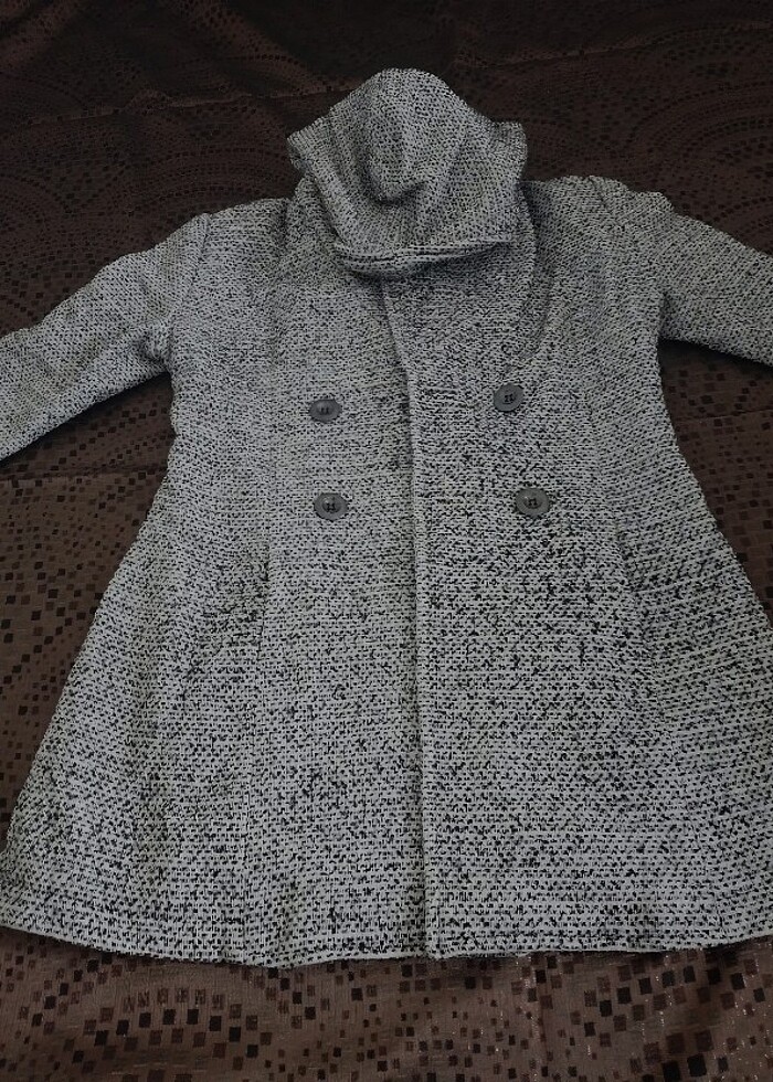 Kışlık kaşe kaban  - Görsel 4