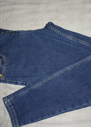 Düğmeli Mavi Erkek Jean - Görsel 2