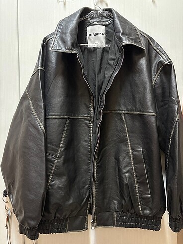 Bershka Vintage Deri Ceket