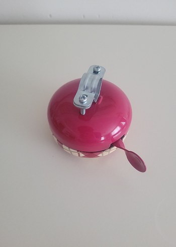 Bordo Ekose Desenli Bisiklet Zili - Görsel 3