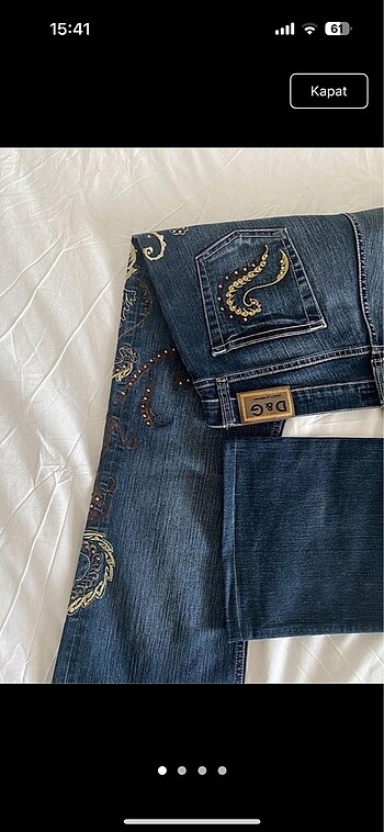 Dolge&gabbana düşük bel jean