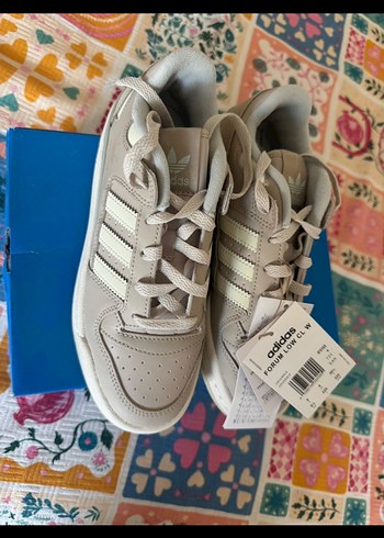36 Beden Bej Adidas Forum Low CLW Kadın Spor Ayakkabı