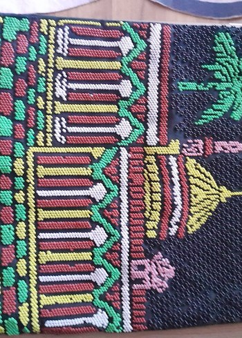 Boncuk İşlemeli Çok Renkli Kadın Çantası - Görsel 5