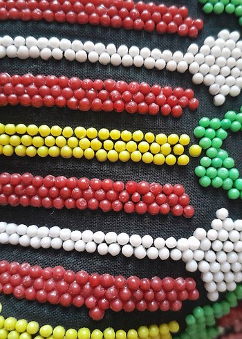 Boncuk İşlemeli Çok Renkli Kadın Çantası - Görsel 7