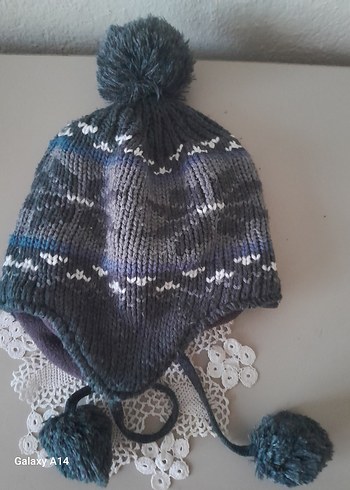 Gri Örgü Erkek Bere - Görsel 2