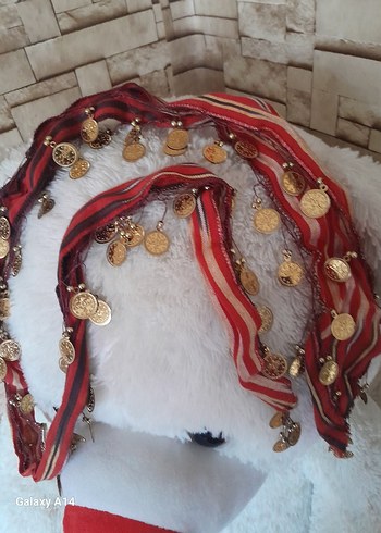 Kırmızı Bohem Kadın Fular - Görsel 4