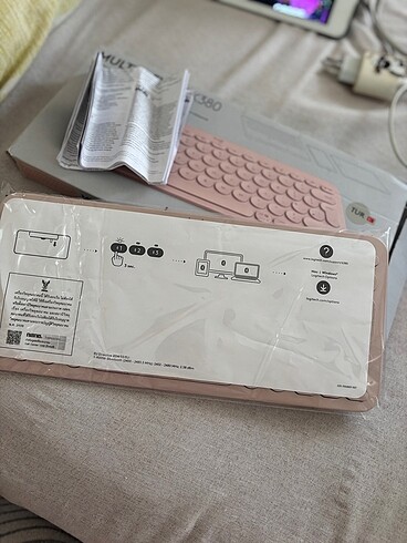 Logitech kablosuz klavye - Görsel 3