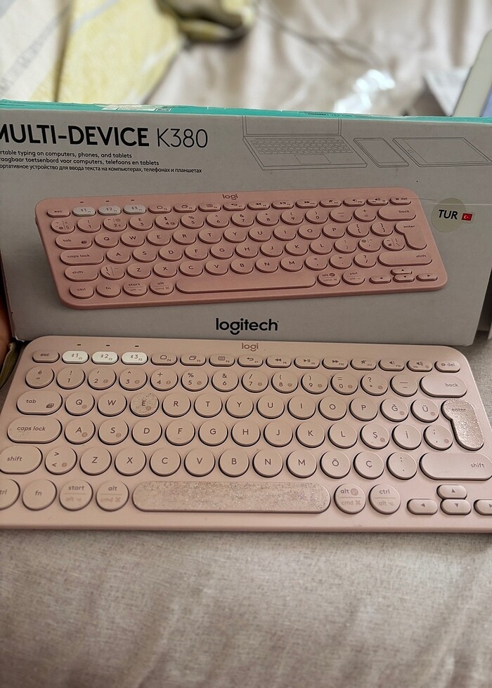 Logitech kablosuz klavye - Görsel 2