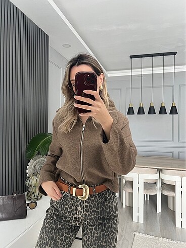 Massimo Dutti Massimo dutti şal kaya ceket