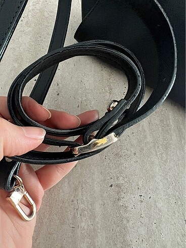 Pierre Cardin siyah çanta - Görsel 9