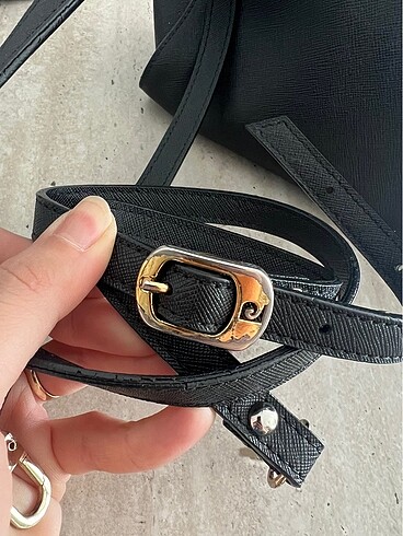 Pierre Cardin siyah çanta - Görsel 8