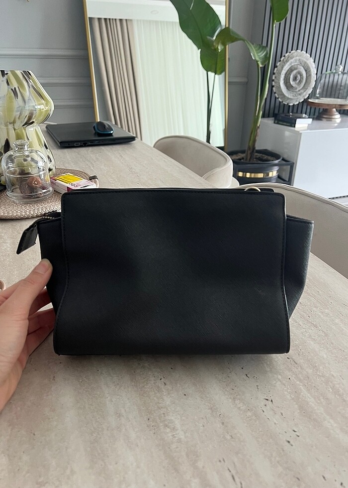 Pierre Cardin siyah çanta - Görsel 4