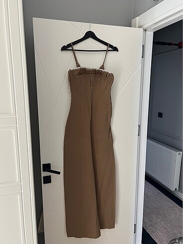 xs Beden camel Renk Zara tulum