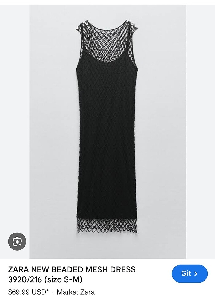 Zara plaj elbisesi - Görsel 4