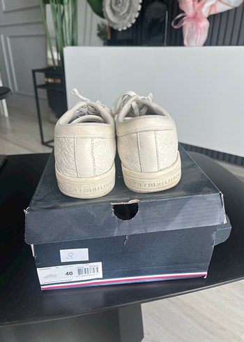 40 Beden beyaz Renk Tommy hilfiger sneaker