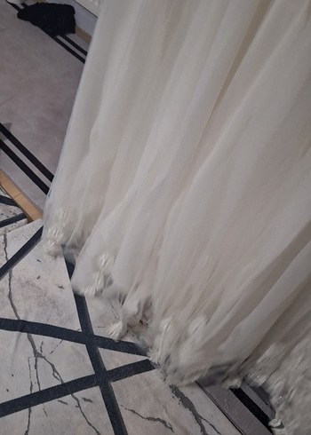 Uzun Kollu Vintage Prenses Gelinlik - Görsel 10