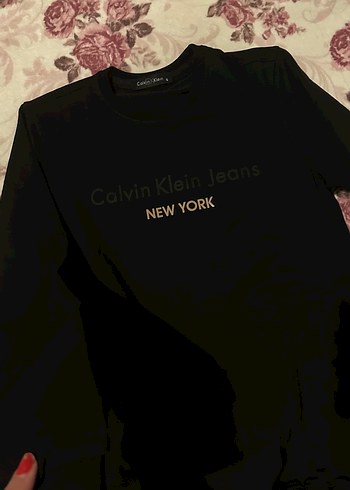 Calvin Klein Jeans unisex Siyah Sweatshirt