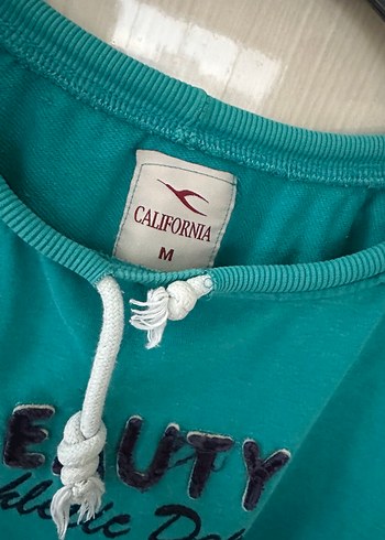 Turkuaz Kadın Sweatshirt Uzun Kollu - Görsel 2