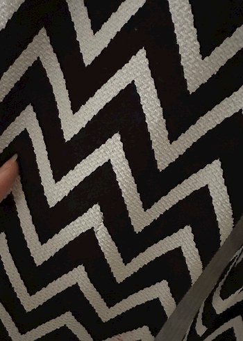 Zebra Desenli Siyah Kadın İspanyol Paça Pantolon - Görsel 3