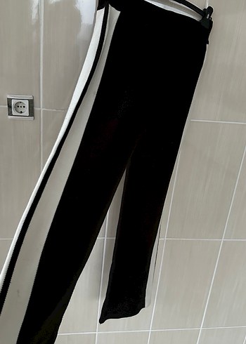 Siyah Beli Kuşaklı Kadın Pantolon - Görsel 2