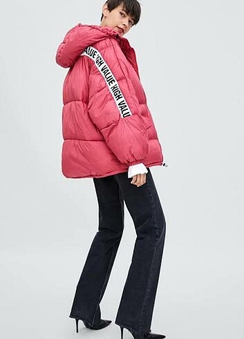 Zara Kadın zara puffer mont
