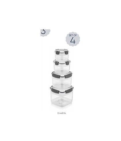 Classy contalı kare 4 lü set