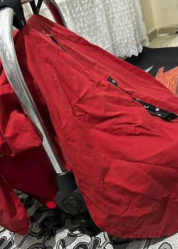 Kırmızı Bebek Oto Koltuğu Örtüsü - Görsel 3