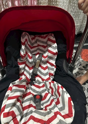Kırmızı Bebek Oto Koltuğu Örtüsü - Görsel 9