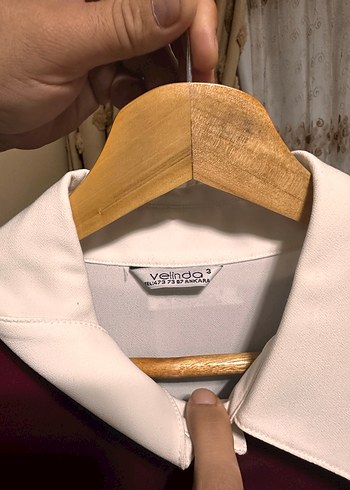 Bordo Uzun Kollu Midi Tunik 2 parça 38.42 uyumlu - Görsel 2